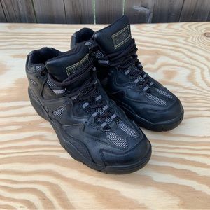 Harley Davidson Ankle Hiking Boots 81460 Black Leather Mens 7.5